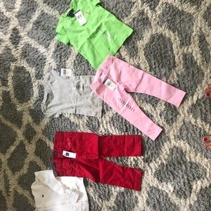 Brand New with Tags - 2T clothes! Polo/Gap/Carters